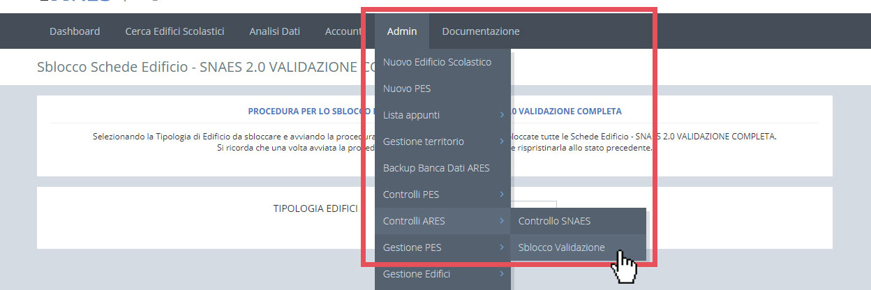 Manuale utente Amministratore - Manualistica - Ares 2.0